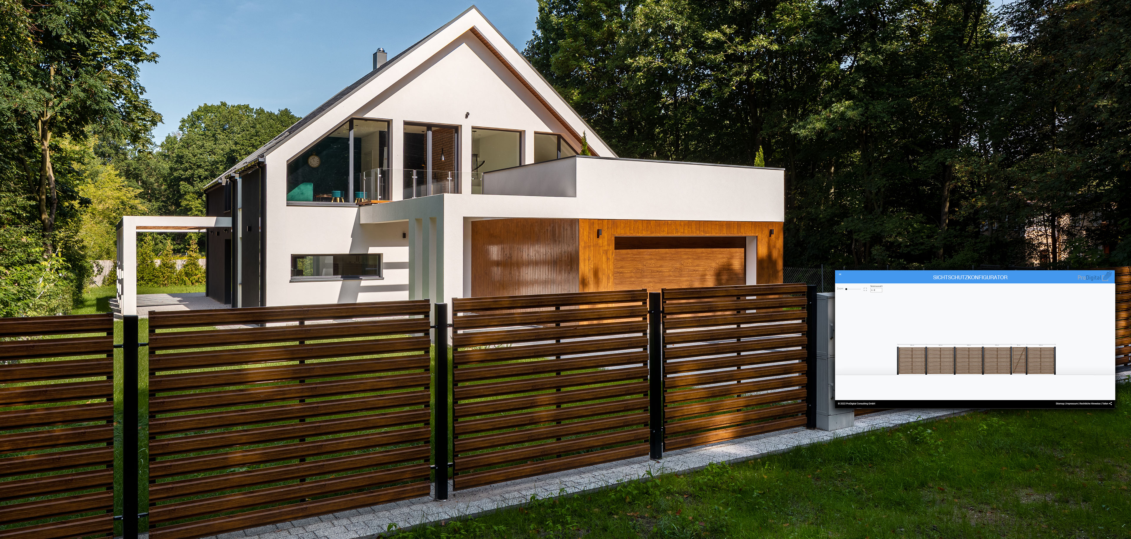 Sichtschutz Konfigurator von ProDigital